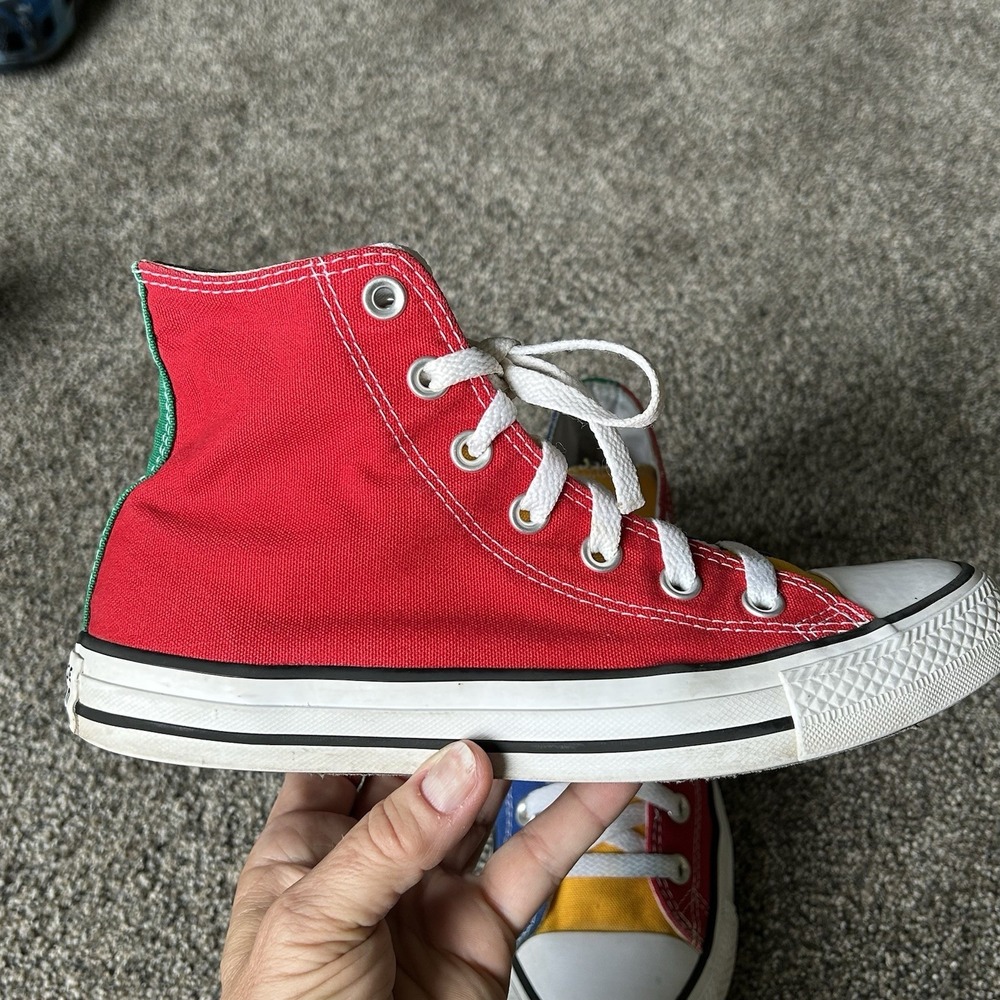 Converse Chuck Taylor All Star Colorblock High Top Sneaker Women's 8/Men's 6 $70 - Picture 9 of 10